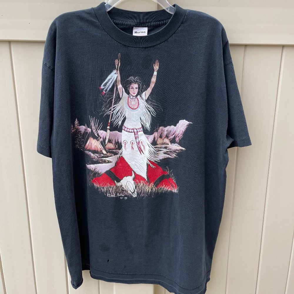 Vintage Native American T-Shirt Size XL